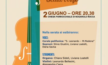 NOGAROLE: IL 2 GIUGNO CONCERTO DI MUSICA BAROCCA NELLA CHIESA PARROCCHIALE