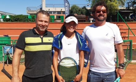 AN CLAIRE, GIOVANE TENNISTA AMERICANA OSPITE AL TENNIS VILLAFRANCA