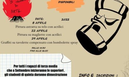 POVEGLIANO: LABORATORI D’ARTE PER I RAGAZZI DI TERZA MEDIA