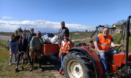 Giornata ecologica a S.Giorgio in Salici per pulire il territorio e dare l’esempio di come ci si comporta agli incivili che sporcano