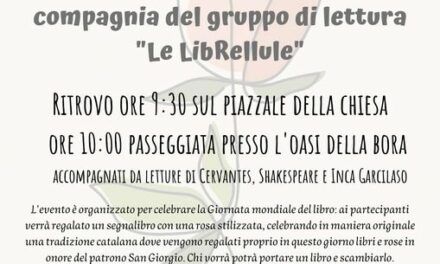 POVEGLIANO: DOMANI PASSEGGIATA LETTERARIA ALL’OASI DELLA BORA