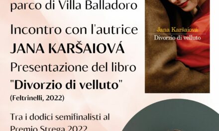 Povegliano: questa sera incontro con l’autore Jana Karsayova