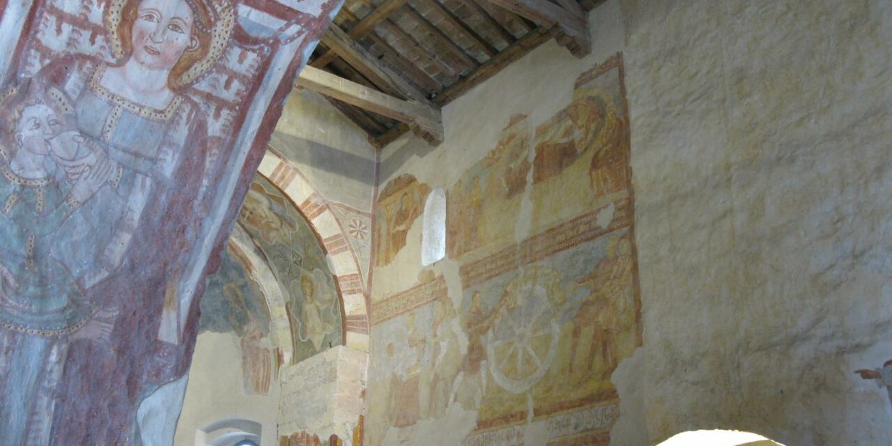 Sommacampagna. L’antico affresco scoperto nella meravigliosa Pieve di S.Andrea