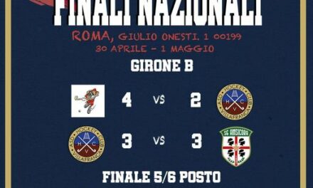 Hockey Villafranca: l’under 21 chiude le finali nazionali al 6° posto