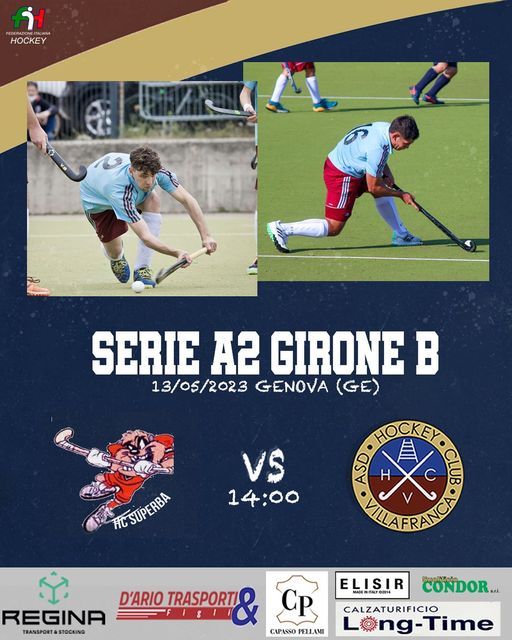 Hockey Villafranca: oggi sfida alla capolista Superba