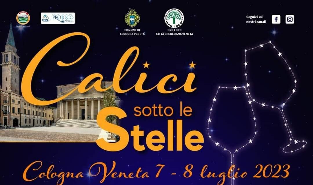 A Cologna Veneta prende il via “Calici sotto le stelle”. Una due giorni dedicata alla musica jazz, swing e folk con affermate formazioni veronesi, Paola Reani trio, i Briganti del folk, Rob Croin & Luca Donini e i Vintage People