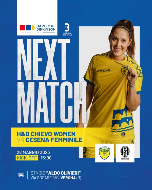 Serie B femminile: ultima partita di campionato per Hellas e Chievo Women