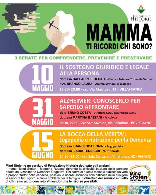 Povegliano: domani sera incontro sull’Alzheimer