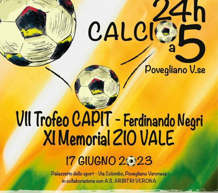 Povegliano, il 17 e 18 giugno 24 ore di calcetto e torneo di Green volley