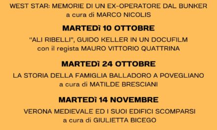 “Incontri d’autunno”: cinque martedì culturali a Povegliano