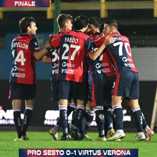 Serie C: la Virtus vola. Legnago ko con la Triestina