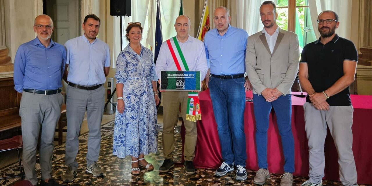 A Sommacampagna il premio nazionale di Legambiente per la raccolta della plastica