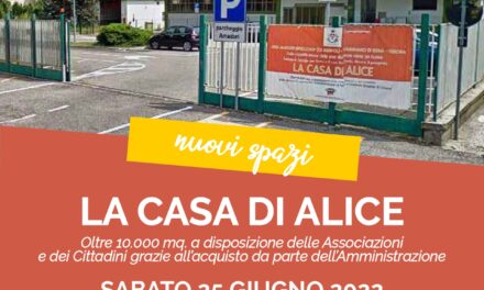 IL COMUNE DI SONA FESTEGGIA L’ACQUISIZIONE DELLA “CASA DI ALICE”, FUTURA CITTADELLA DELLE ASSOCIAZIONI