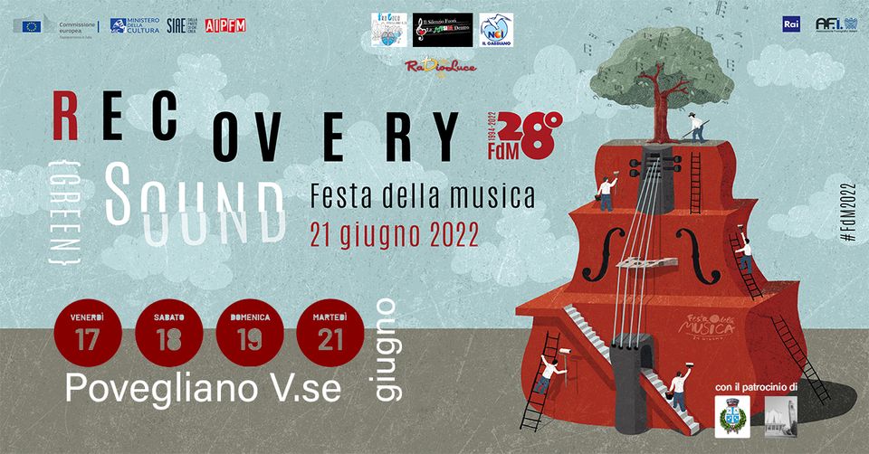 POVEGLIANO: ECCO IL PROGRAMMA DELLA FESTA DELLA MUSICA  2022