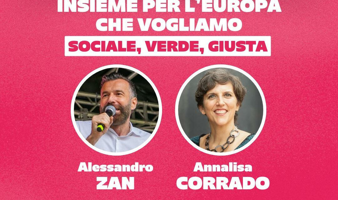 PD, domani a Verona Alessandro Zan e Annalisa Corrado