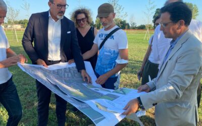 Parco del Tione, a settembre l’inaugurazione: sarà uno dei parchi urbani più grandi della provincia. Un polmone verde con oltre 700 piante con  campi sportivi e aree per famiglie