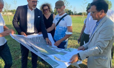 Parco del Tione, a settembre l’inaugurazione: sarà uno dei parchi urbani più grandi della provincia. Un polmone verde con oltre 700 piante con  campi sportivi e aree per famiglie