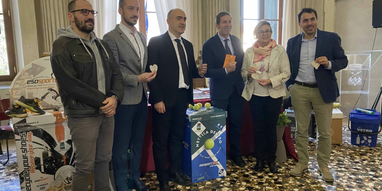 Sommacampagna è il primo comune della Regione Veneto ad aderire ad un ambizioso progetto per il recupero delle scarpe sportive e il riciclo delle suole in gomma.