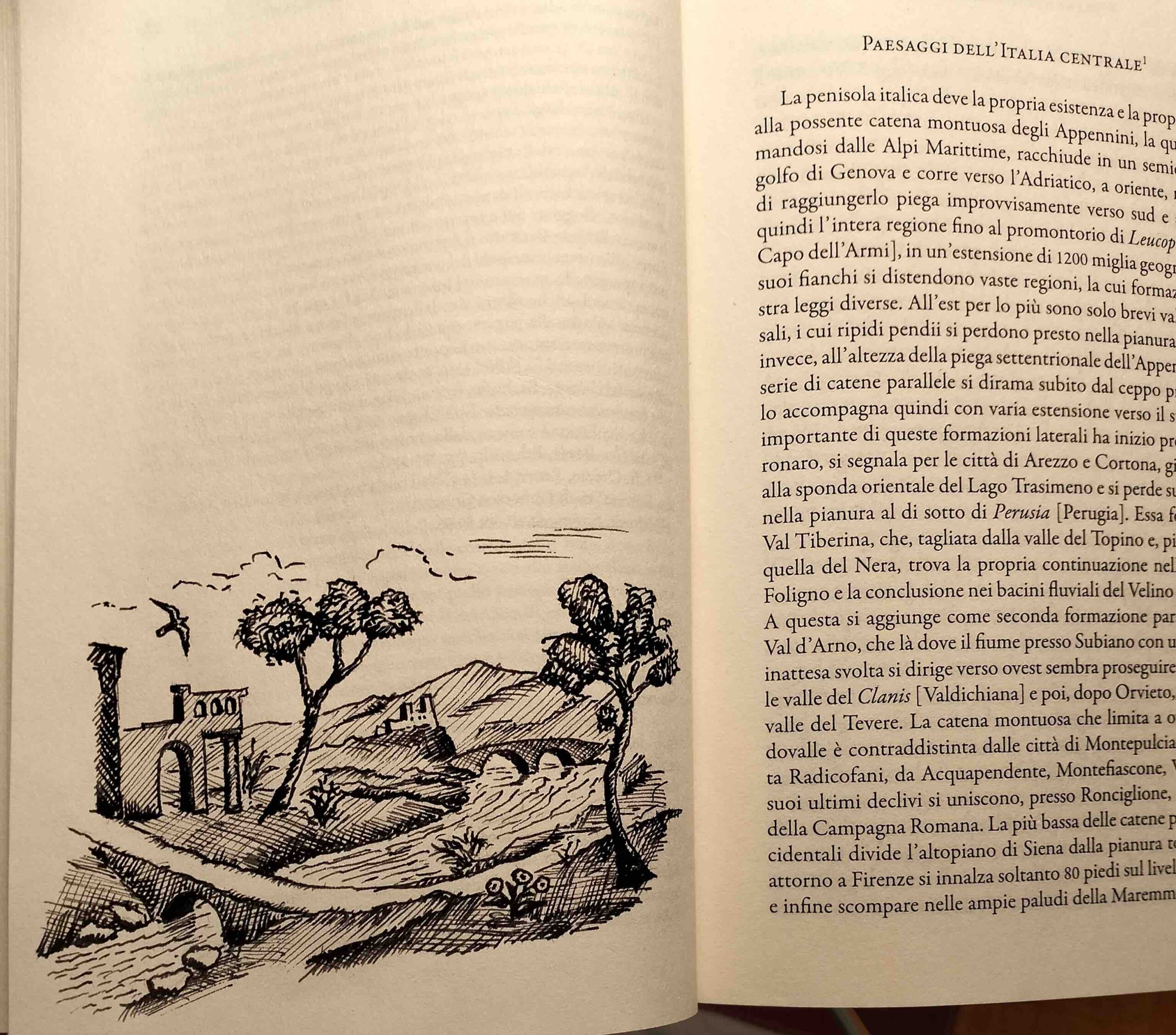 Intorno a "Paesaggi dell'Italia centrale", libro di Johann Jakob Bachofen