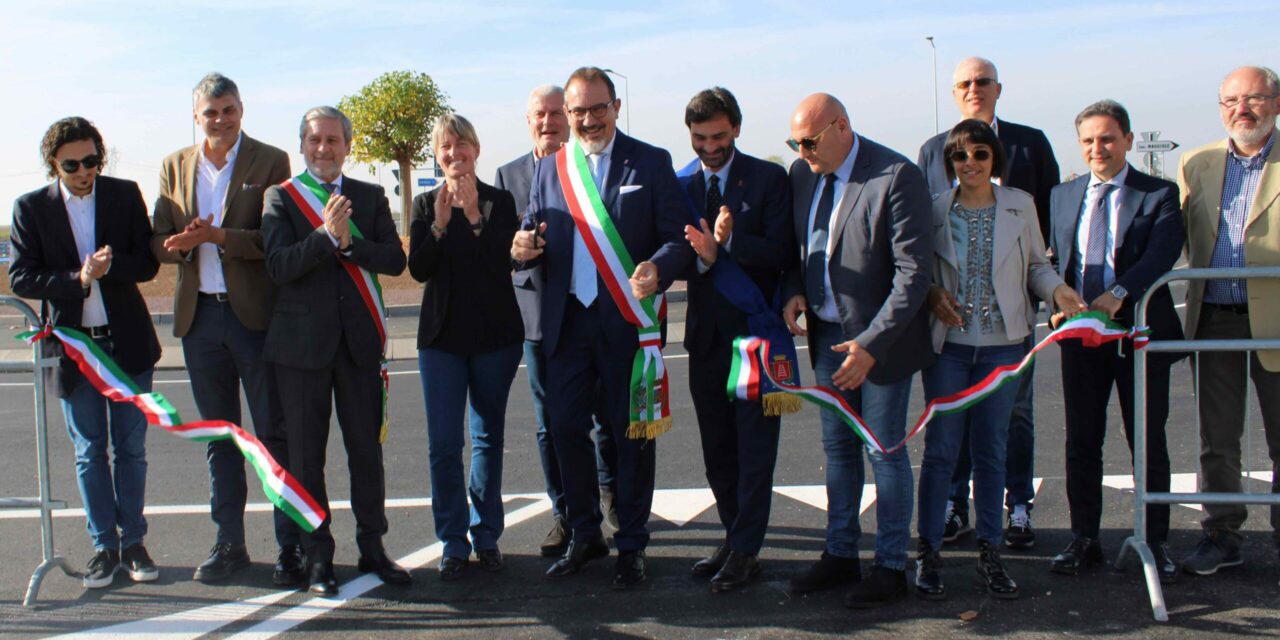 Aperta la rotatoria in località Volpini. La strada provinciale Villafranca-Mozzecane da oggi è più sicura.