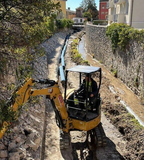 Ripristinata la condotta di mandata a Garda