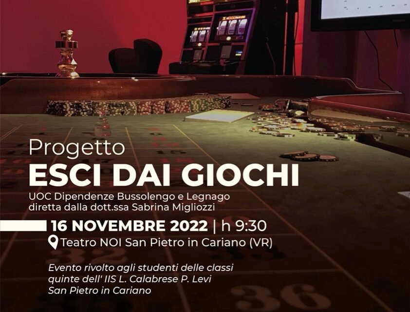 Lotta al gioco d’azzardo.“Fate il nostro gioco”, l’iniziativa della Ulss9 Scaligera spiega le reali possibilità di vincere.