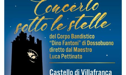 Sabato 30 luglio al Castello Scaligero Concerto sotto le stelle.