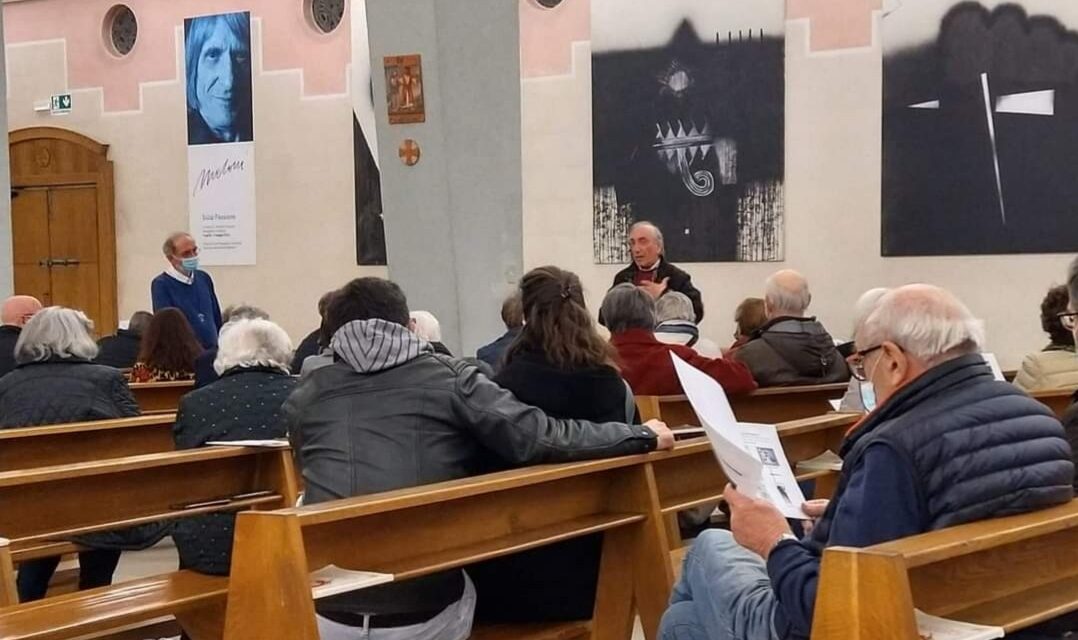 POVEGLIANO: LA VIA CRUCIS DELL’ARTISTA MELONI ESPOSTA IN CHIESA