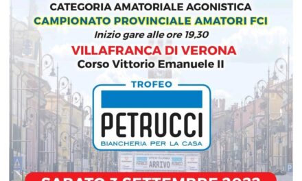 TROFEO PETRUCCI: DOPPIO APPUNTAMENTO CICLISTICO PER LE VIE DI VILLAFRANCA