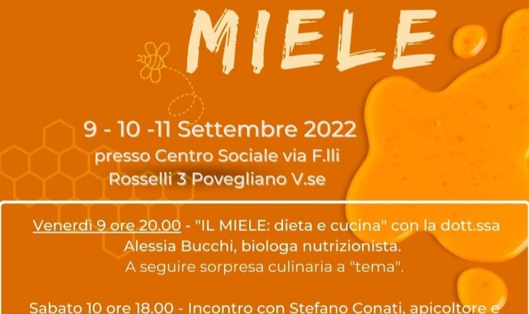 Povegliano: “I giorni del miele” dal 9 all’11 settembre