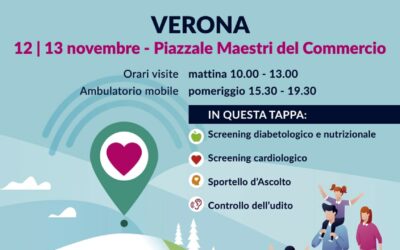 Ultima tappa a Verona del Tour della Salute, rivolto alla prevenzione 