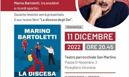 Povegliano: l’11 dicembre ospite Marino Bartoletti