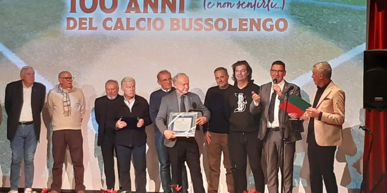 Grande partecipazione alla serata “100 anni e non sentirli” del Calcio Bussolengo