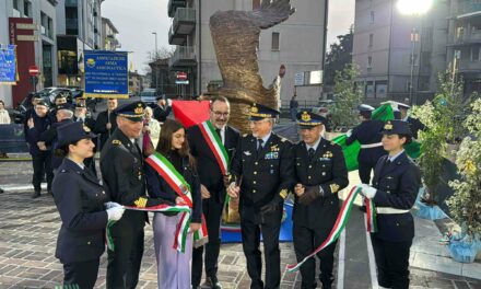 Inaugurato ieri a Villafranca il monumento all’Aeronautica 