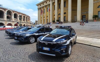 Polizia Locale, cinque nuove auto ibride comprate coi ricavi delle multe