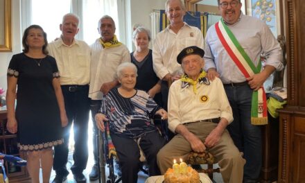 Lugagnano. Festa a sorpresa per il 99 anni di Andrea Gagliardi, uno dei tre reduci veronesi viventi della Divisione Acqui