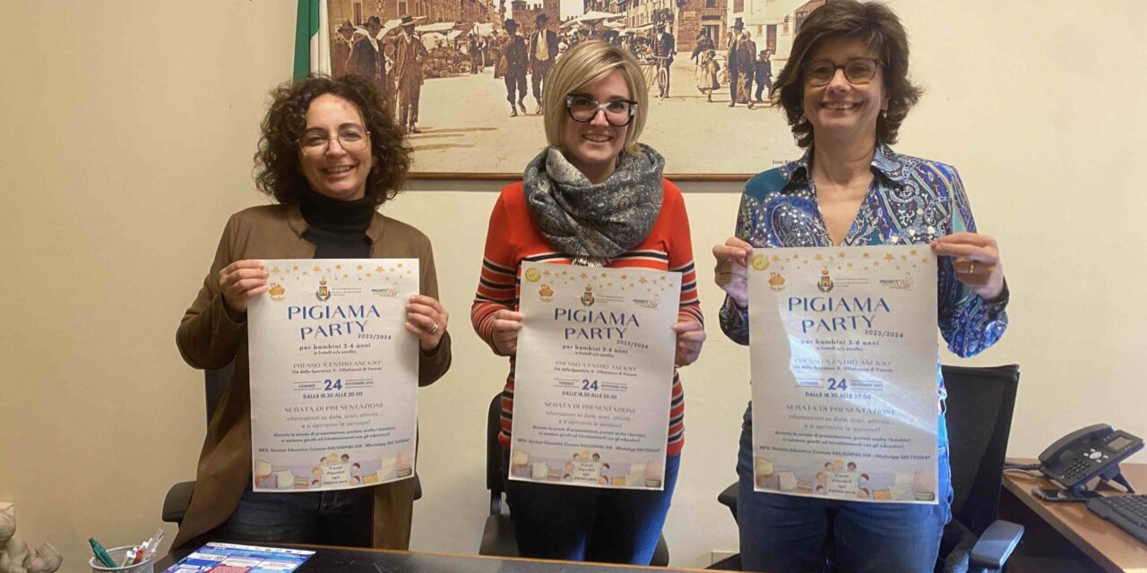 Pigiama Party a Villafranca. Un progetto rivoluzionario per tutta la famiglia