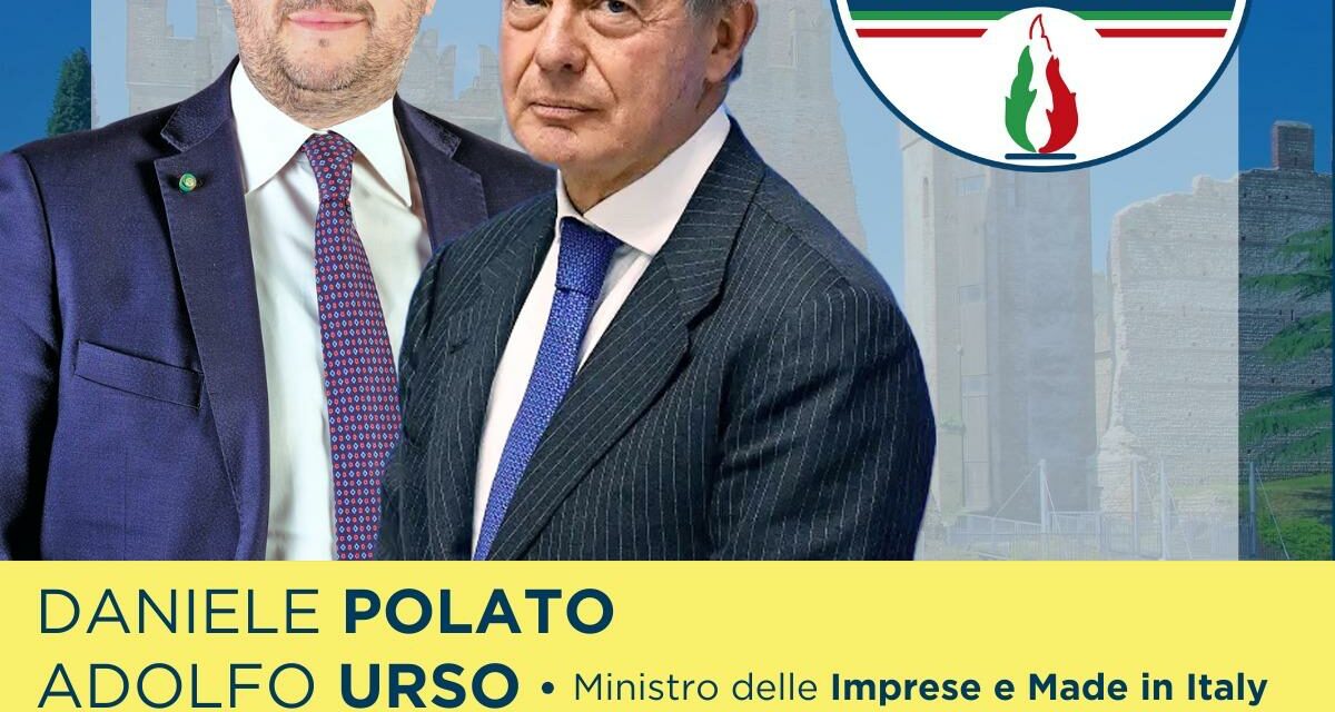 Elezioni europee 2024, sabato a Villafranca FDI “fa quadrato” con Adolfo Urso