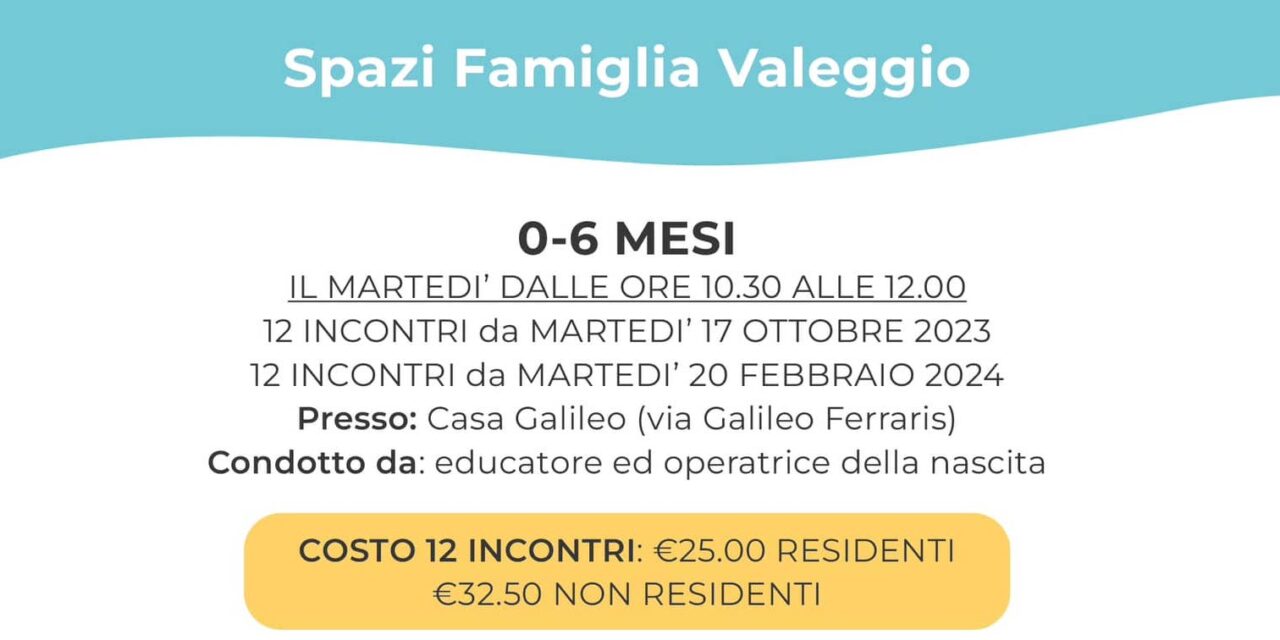 Spazio Famiglia. Un’opportunità educativa per bambini e genitori a Valeggio sul Mincio