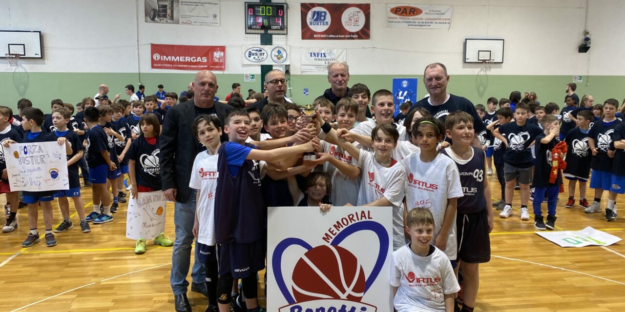 Virtus Alto Garda si aggiudica la quinta edizione del torneo del Memorial Bonetti di minibasket